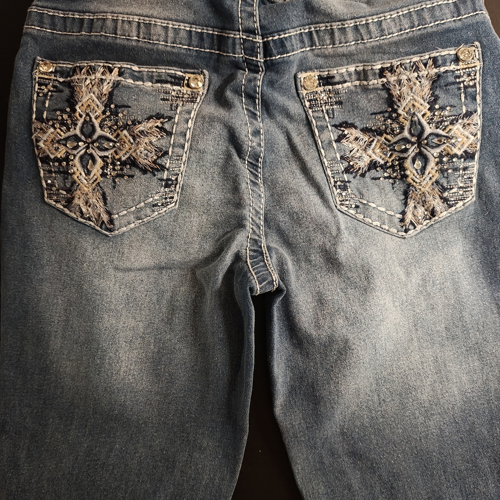 Embroidered Boot Cut Women's Jeans